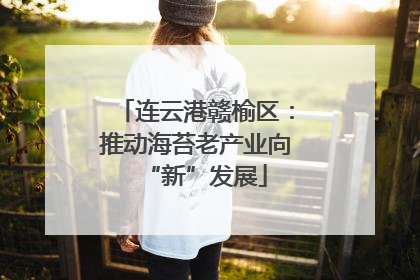 连云港赣榆区：推动海苔老产业向“新”发展