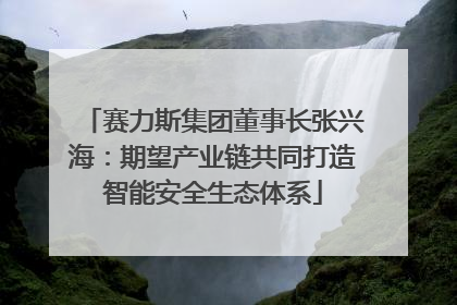 赛力斯集团董事长张兴海：期望产业链共同打造智能安全生态体系