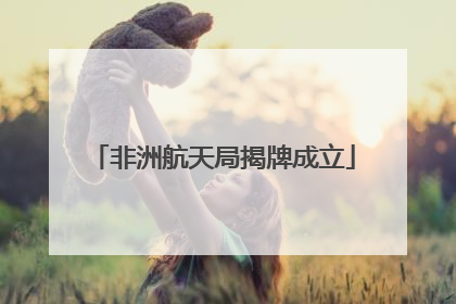 非洲航天局揭牌成立