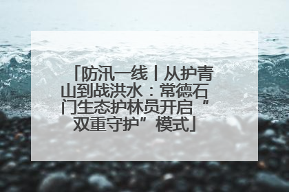 防汛一线丨从护青山到战洪水：常德石门生态护林员开启“双重守护”模式