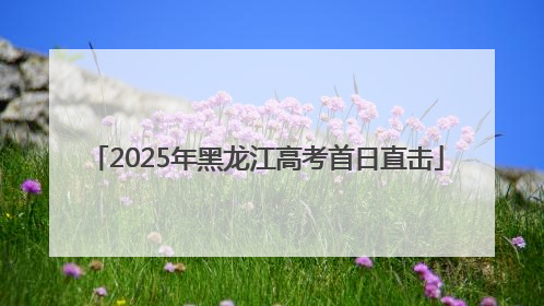 2025年黑龙江高考首日直击