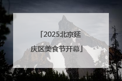 2025北京延庆区美食节开幕
