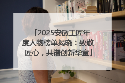 2025安徽工匠年度人物榜单揭晓：致敬匠心，共谱创新华章