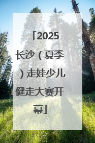 2025长沙（夏季）走娃少儿健走大赛开幕